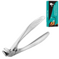 💅Nůžky na nehty z nerezové oceli se zakřivenými přesnými čepelemi – snadné stříhání i u silných nehtů a pro seniory! ✂️✨