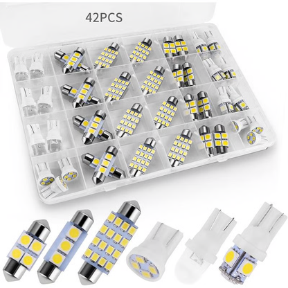 Vyměňte staré žárovky během vteřiny díky plug-and-play designu – LED osvětlení interiéru auta s univerzální kompatibilitou. Možnost dobírky! ⚡
