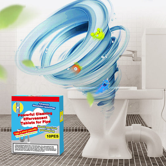 💧 49% SLEVA! Šumivé čistící tablety – Do dřezu, toalety a podlahových odtoků 📦
