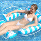Užijte si relaxaci na vodě s elegantním pruhovaným designem – nafukovací lehátko do bazénu. Na dobírku! 🏊