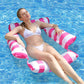 Užijte si relaxaci na vodě s elegantním pruhovaným designem – nafukovací lehátko do bazénu. Na dobírku! 🏊