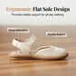 Užijte si letní vánek v prodyšných sandálech – prodyšné síťovinové ploché sandály s kotníkovým řemínkem. Na dobírku! 👡
