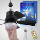 Nainstalujte během vteřiny bez elektrikáře – zásuvkový stropní ventilátor s osvětlením. Na dobírku! 💡