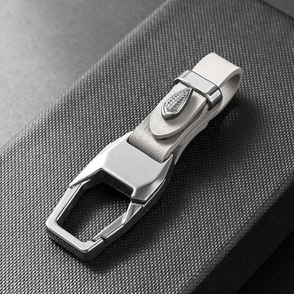 Neustále ztrácíte klíče od auta nebo bytu a hledání vás stojí nervy – ochrání před ztrátou díky inovativní pojistce tato luxusní kožená klíčenka na auto. Na dobírku! 🔑