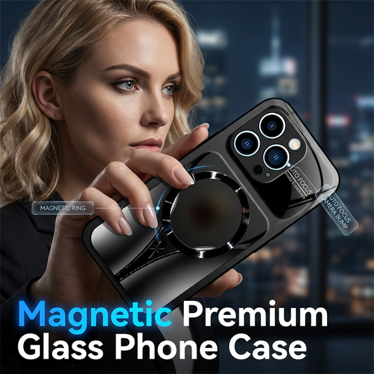 Chraňte svůj telefon ve stylovém provedení z tvrzeného skla – magnetické skleněné pouzdro. Na dobírku! ✨
