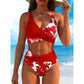 Vyhlaďte břicho a získejte zeštíhlující siluetu – dámský květinový bikini set s vysokým pasem. Možnost dobírky! ✨