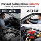 Zabraňte úniku proudu a chraňte baterii – otočný vypínač baterie s voltmetrem. Na dobírku! 🔋