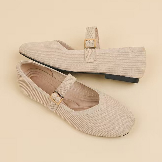 Nechte své nohy dýchat po celý den – prodyšné baleríny s hranatou špičkou. Na dobírku! 👡