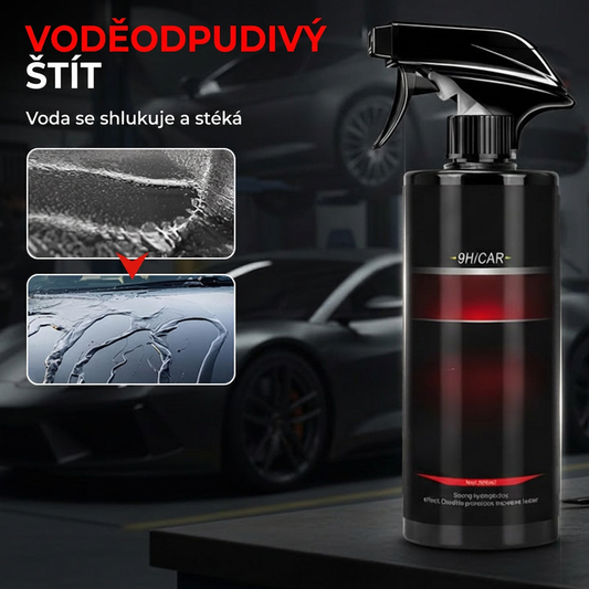 Nastříkejte a setřete pro okamžitý lesk – ochranný sprej na auto. Na dobírku! 🚗