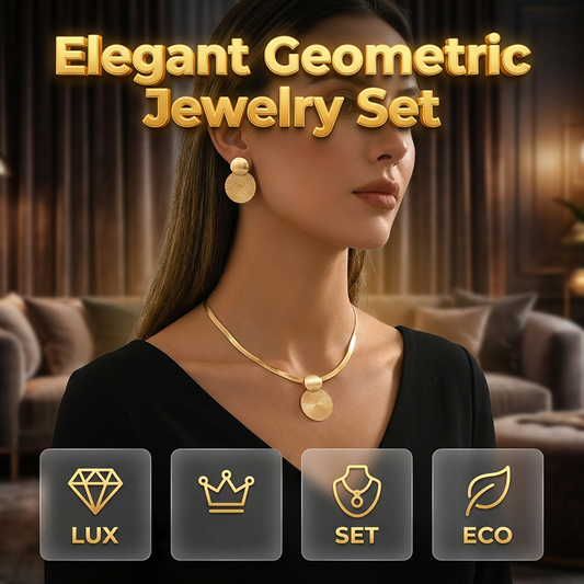 Noste je na galavečer i na romantickou večeři – elegantní geometrická sada šperků. Možnost dobírky! 💃
