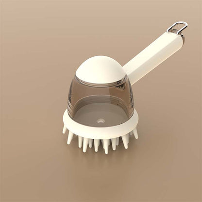 🧴 Udělejte z koupání radost – 2v1 masážní kartáč pro koupel domácích mazlíčků s dávkovačem šamponu – platba na dobírku 🐾