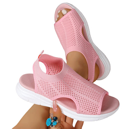 Neklouzejte na mokrém povrchu – dámské prodyšné sandály. Možnost dobírky! 👡
