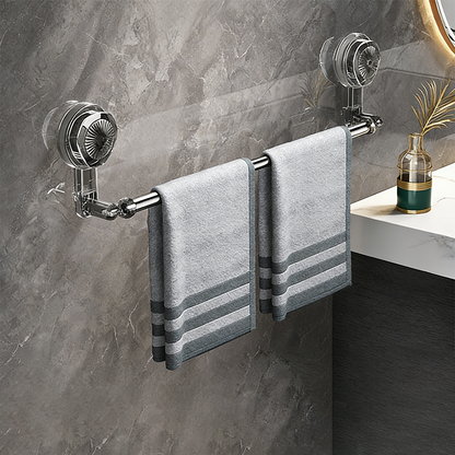 Namontujte za vteřiny bez vrtání – teleskopická tyč na ručníky s přísavkou. Na dobírku! 🚿