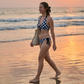 Zářte na pláži v kostkovaném vzoru – dámské bikini na kravání s kostkovaným potiskem. Na dobírku! 👙