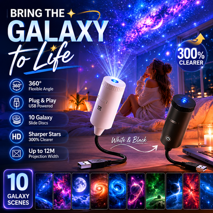 Proměňte strop ve vlastní galaxii – HD hvězdný projektor. Na dobírku! 🌌