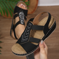 Zvyšte svou výšku pohodlně díky klínovému podpatku – dámské sandály s klínovým podpatkem. Na dobírku! 👡