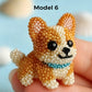 Vyberte si z roztomilých plemen jako Corgi, Francouzský buldoček nebo Jezevčík – korálkový model psa. Možnost dobírky! 🐾