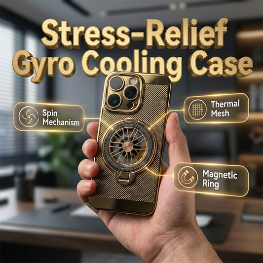 Roztočte spinner pro uklidnění stresu – protistresové gyro chladicí pouzdro. Na dobírku! 🌀