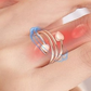 Přizpůsobte si velikost prstenu na kterýkoliv prst – magnetický prsten s nastavitelným otevřeným designem. Na dobírku! 🧲