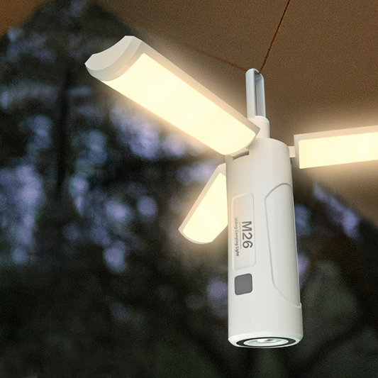 Osvětlete stan i nabijte telefon jedním zařízením – multifunkční skládací kempingová svítilna. Na dobírku! ⛺