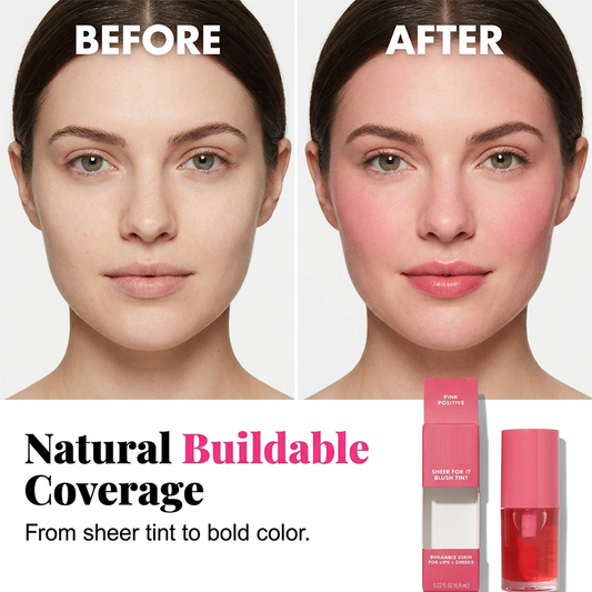 Rozjasněte rty a tváře jedním produktem – hydratační tvářenka a rtěnka v tekutině. Na dobírku! 💄