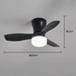 Osvěžte místnost a rozsviťte ji jedním zařízením – LED stropní ventilátor s dálkovým ovládáním. Na dobírku! 💡