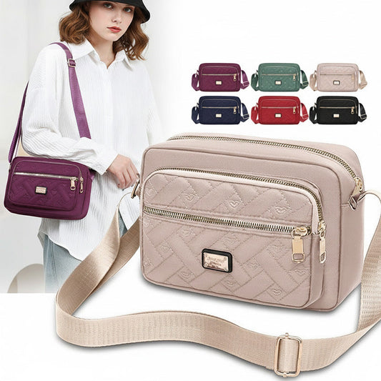 Chraňte své věci před deštěm díky voděodolné tkanině – vícevrstvá crossbody taška. Možnost dobírky! ☔