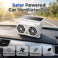 Vyvětrejte auto solární energií bez vybíjení baterie – solární ventilátor do auta. Na dobírku! ☀️