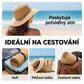 Složte ho do kufru a vezměte na cesty – dámský skládací pletený sluneční klobouk. Na dobírku! 🧳