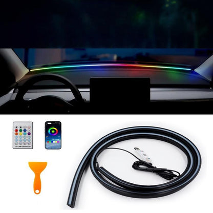 Rozsviťte interiér vozu miliony barev – RGB LED světelný pásek do auta. Na dobírku! 🌈