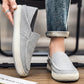 Obujte a vyběhněte bez zdržování – pánské volnočasové plátěné nazouvací boty. Na dobírku! 👟