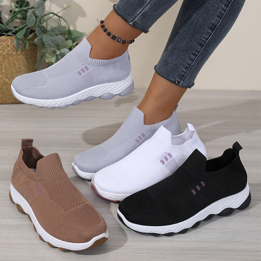 Nazujte a vyrazte bez tkaniček – dámské prodyšné nazouvací boty. Na dobírku! 👟