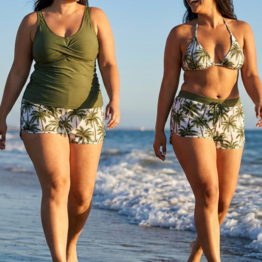 Získejte tři outfity v jedné sadě – 3dílná plavková sada s křížovými zády. Na dobírku! 👙