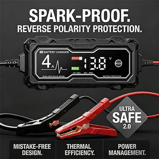 Oživte starou baterii a prodlužte její životnost – chytrá nabíječka a udržovač baterie. Na dobírku! 🔋