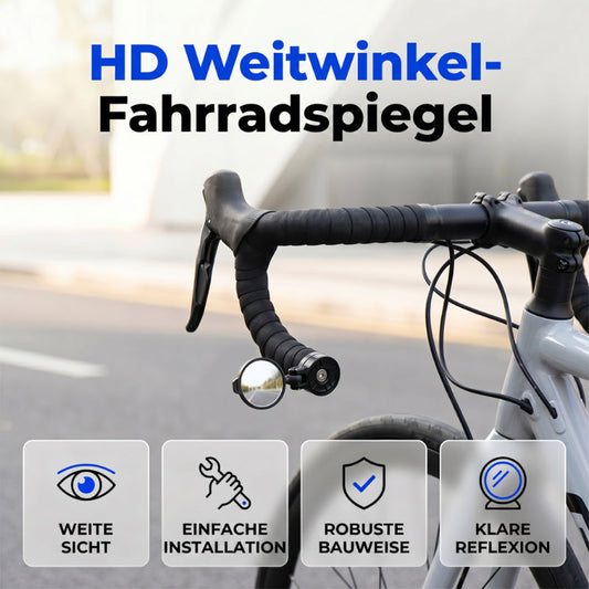 Rozhlédněte se bezpečně bez otáčení hlavy – cyklistický zpětný zrcátko na řídítka. Na dobírku! 🚴