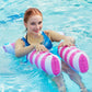 Odpočívejte na vodě ve stylovém pruhovaném designu – barevný nafukovací plovák do bazénu. Na dobírku! 🏊