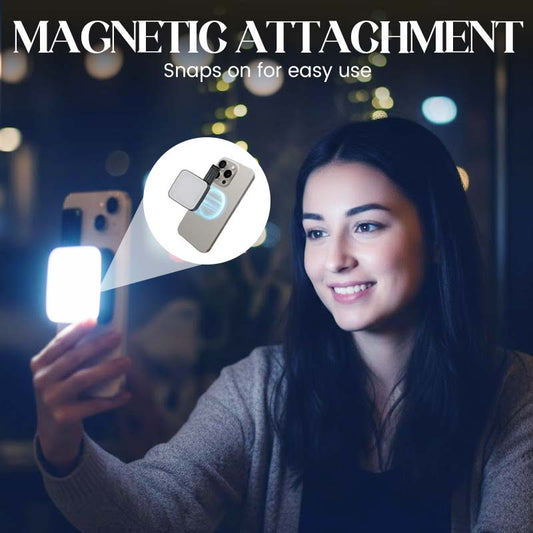 Nasviťte dokonalé selfie jedním magnetickým kliknutím – magnetický telefonní přísvit s dvojitým využitím. Na dobírku! ✨