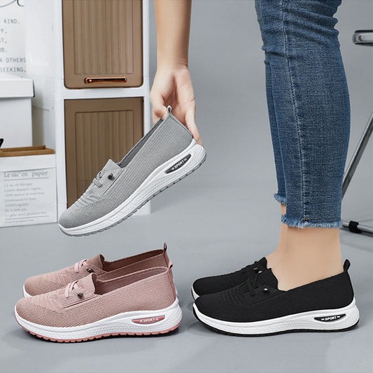 Nazujte a vyrazte bez tkaniček – dámské lehké prodyšné nazouvací boty. Na dobírku! 👟