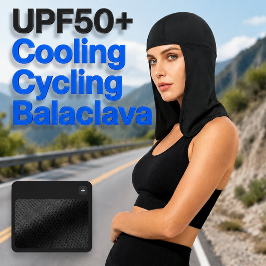 Chraňte svou tvář před sluncem s UPF50+ – chladicí cyklistická kukla s UPF50+. Na dobírku! ☀️