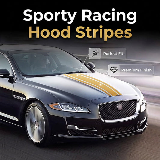 Dodejte svému autu sportovní vzhled za pár minut – sportovní pruhy na kapotu. Na dobírku! 🏎️