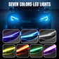 Rozsviťte auto sedmi barvami – LED světelný pás do auta s dálkovým ovládáním. Na dobírku! 💡