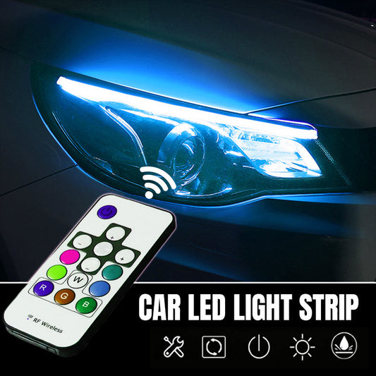 Rozsviťte auto sedmi barvami – LED světelný pás do auta s dálkovým ovládáním. Na dobírku! 💡