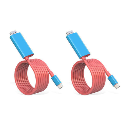Připojte Switch k televizi a nabíjejte současně – přenosný USB-C na HDMI adaptér pro Switch s PD nabíjením. Na dobírku! 🎮