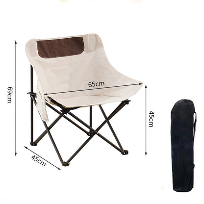 Relaxujte kdekoli díky skládacímu provedení – skládací kempingová židle ve tvaru měsíce. Na dobírku! 🏕️