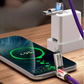 Noste jeden kabel pro všechna zařízení – 4v1 LED nabíjecí kabel s rychlým nabíjením. Možnost dobírky! 🔌