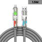 Noste jeden kabel pro všechna zařízení – 4v1 LED nabíjecí kabel s rychlým nabíjením. Možnost dobírky! 🔌