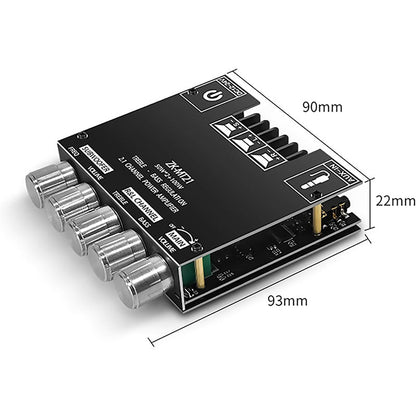 Připojte se bezdrátově a poslouchejte hudbu bez omezení – 2.1kanálový audio zesilovací modul s Bluetooth. Možnost dobírky! 🎵