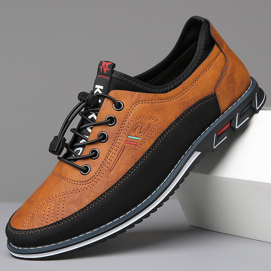 Kráčejte s elegancí a pohodlím – pánské klasické kožené boty s prémiovým zpracováním. Na dobírku! 👞