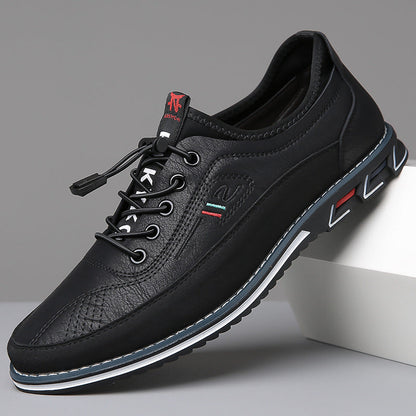 Kráčejte s elegancí a pohodlím – pánské klasické kožené boty s prémiovým zpracováním. Na dobírku! 👞