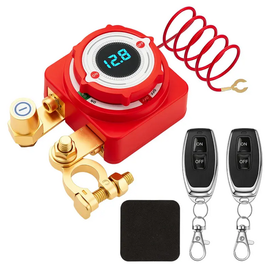 Zabraňte vybití baterie na dálku jedním stisknutím – automobilový reléový spínač pro odpojení baterie. Na dobírku! 🔋